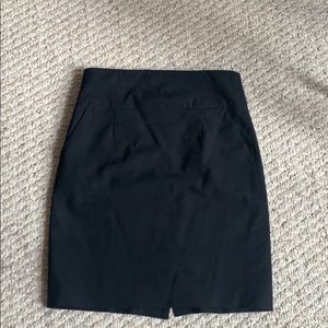 Banana Republic black suit skirt